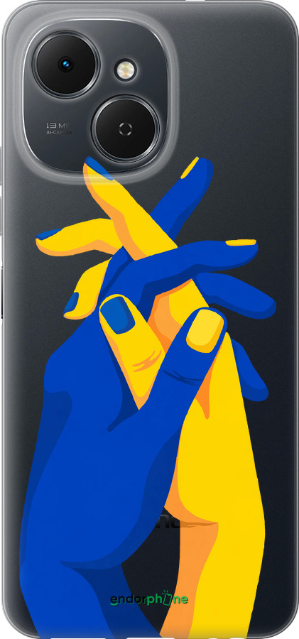 Силиконовый чехол Stand With Ukraine для Tecno Spark 40C - 5255u-4127 изображение 