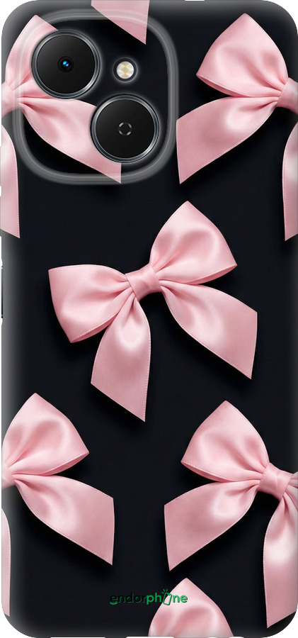 Силиконовый чехол Coquette Ribbons Dark Coquette для Tecno Spark 40C - 6767u-4127 изображение 
