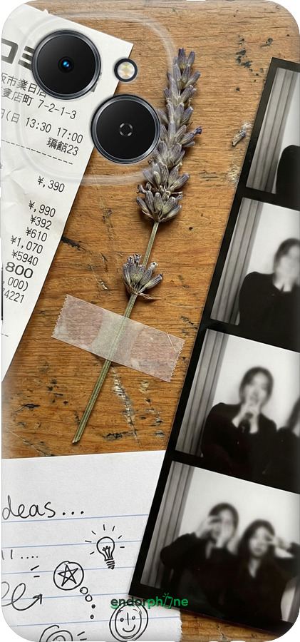 Силиконовый чехол Aesthetic Scrapbook Collage для Tecno Spark 40C - 6773u-4127 изображение 