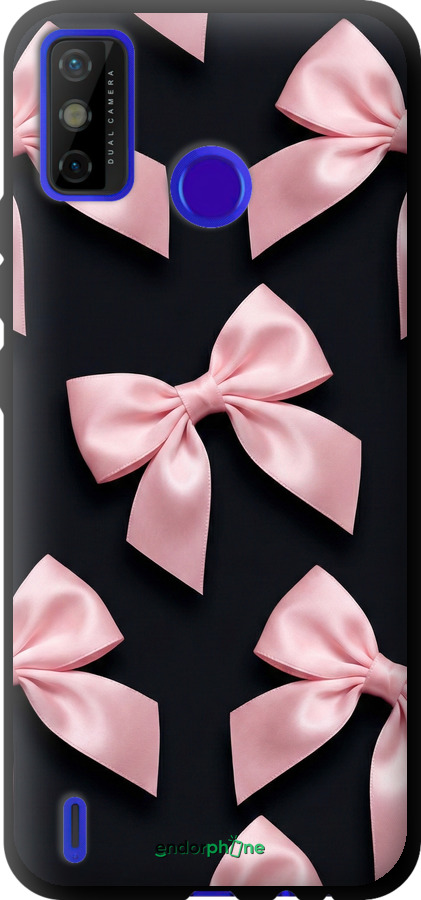 TPU чехол Coquette Ribbons Dark Coquette для Tecno Spark 6 Go KE5 - 6767b-2452 изображение 