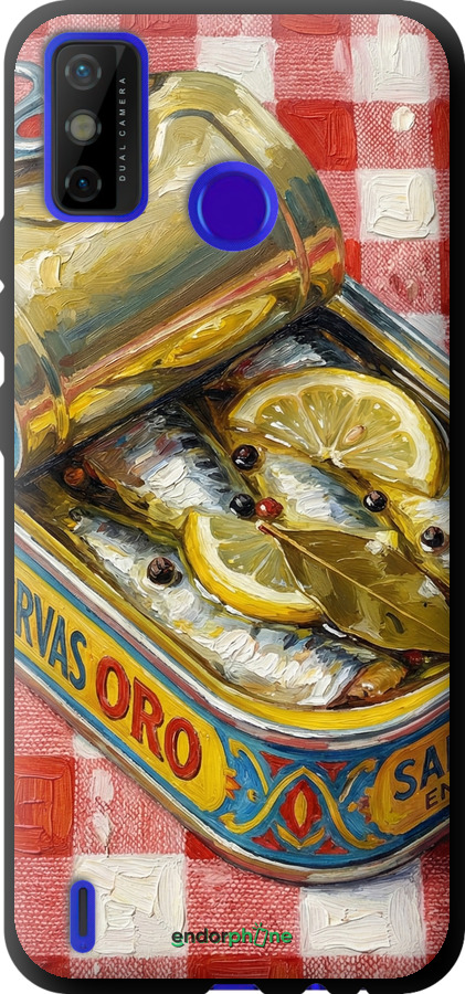 TPU чехол Vintage Sardine Tin Phone для Tecno Spark 6 Go KE5 - 6772b-2452 изображение 