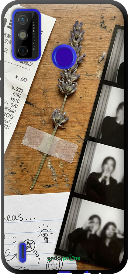 TPU чехол Aesthetic Scrapbook Collage для Tecno Spark 6 Go KE5 - 6773b-2452 изображение 