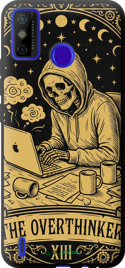 TPU чехол The Overthinker для Tecno Spark 6 Go KE5 - 6774b-2452 изображение 