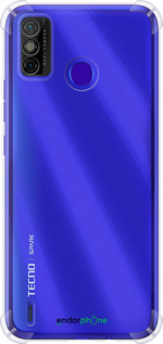 Силикон с усиленными углами чехол 'Прозрачный' для Tecno Spark 6 Go KE5 изображение 8