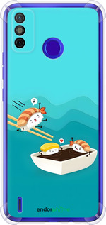 Силикон с усиленными углами чехол Суши для Tecno Spark 6 Go KE5 - 6354sp-2452 изображение 