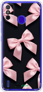 Силикон с усиленными углами чехол Coquette Ribbons Dark Coquette для Tecno Spark 6 Go KE5 - 6767sp-2452 изображение 