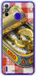 Силикон с усиленными углами чехол Vintage Sardine Tin Phone для Tecno Spark 6 Go KE5 - 6772sp-2452 изображение 