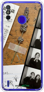 Силіконовий протиударний с посиленими кутами чехол Aesthetic Scrapbook Collage для Tecno Spark 6 Go KE5 - 6773sp-2452 изображение 