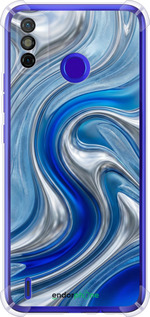 Силіконовий протиударний с посиленими кутами чехол Liquid Chrome для Tecno Spark 6 Go KE5 - 6781sp-2452 изображение 