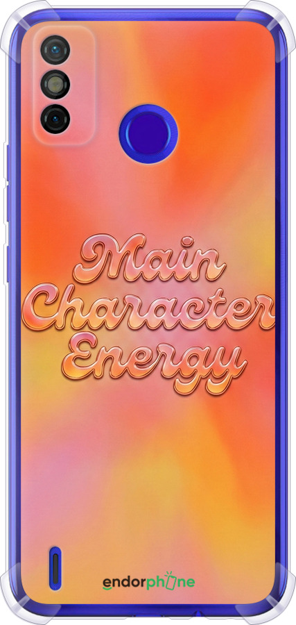 Силикон с усиленными углами чехол Aura Gradient Main Character Energy Aesthetic Y2K для Tecno Spark 6 Go KE5 - 6783sp-2452 изображение 