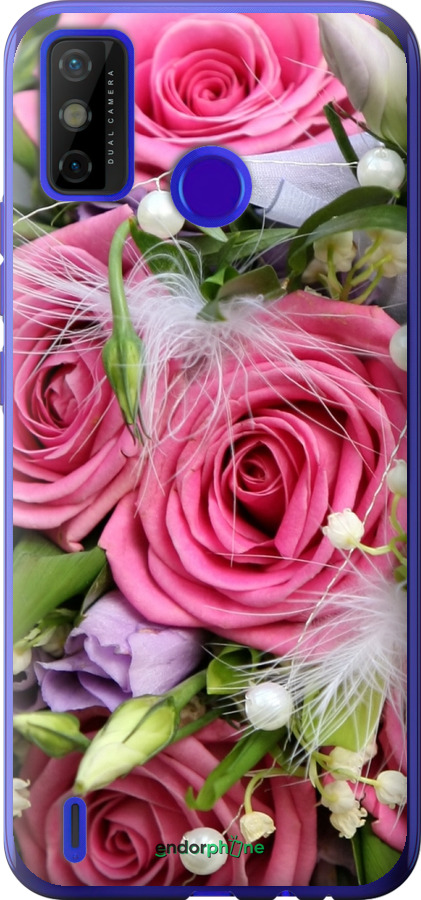 

Силіконовий чохол "Ніжність" для Tecno Spark 6 Go KE5, Рожевий