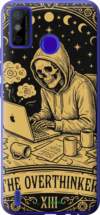 Силиконовый чехол The Overthinker для Tecno Spark 6 Go KE5 - 6774u-2452 изображение 