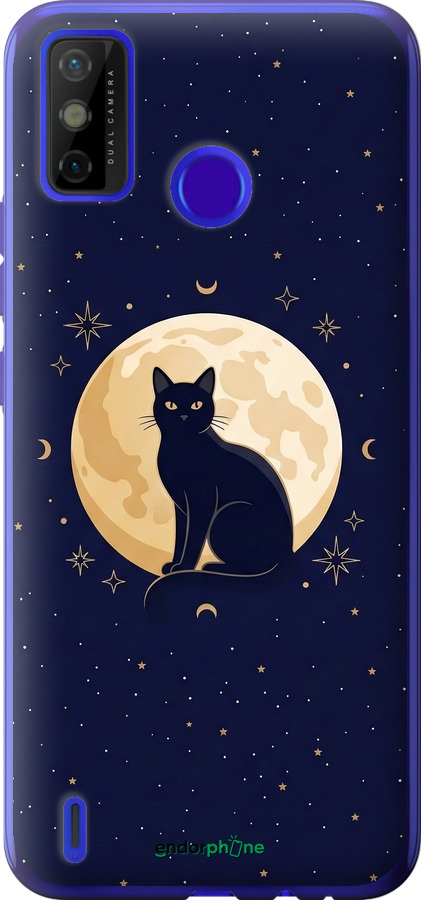 Силіконовий чехол Cute Cat Celestial/Witchy для Tecno Spark 6 Go KE5 - 6787u-2452 изображение 