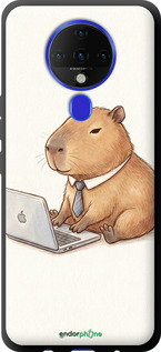 TPU чехол Funny Capybara CEO Working для Tecno Spark 6 KE7 - 6777b-2418 изображение 