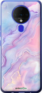 Силиконовый чехол Нежный мрамор для Tecno Spark 6 KE7 - 6310u-2418 изображение 