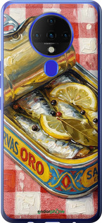 Силиконовый чехол Vintage Sardine Tin Phone для Tecno Spark 6 KE7 - 6772u-2418 изображение 