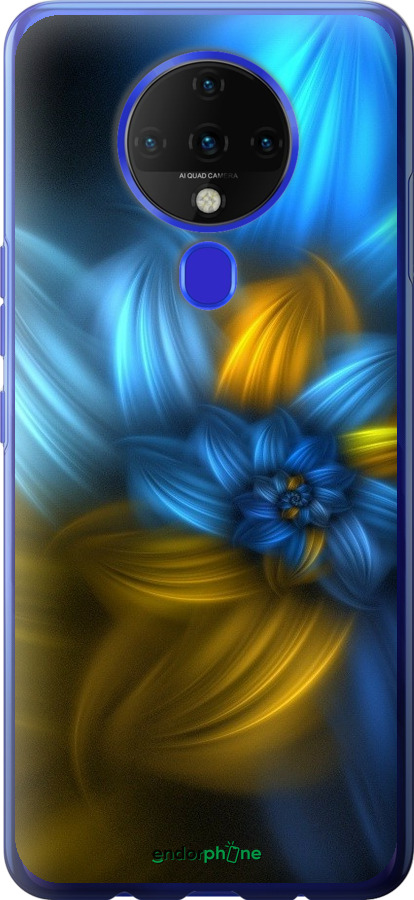 

Силіконовий чохол "Візерунок 46" для Tecno Spark 6 KE7, Синій