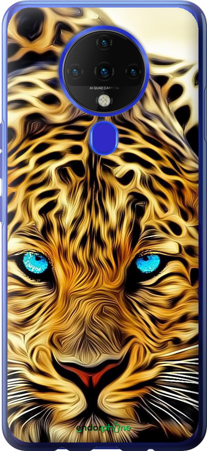 Силиконовый чехол Леопард для Tecno Spark 6 KE7 - 6611u-2418 изображение 
