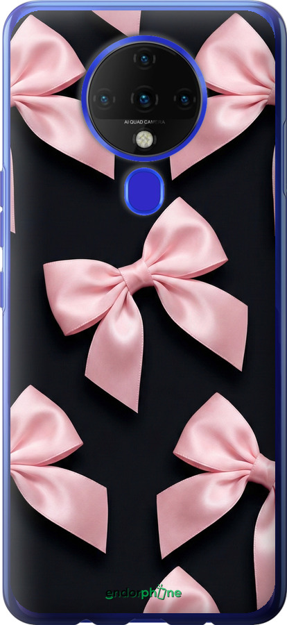 Силиконовый чехол Coquette Ribbons Dark Coquette для Tecno Spark 6 KE7 - 6767u-2418 изображение 