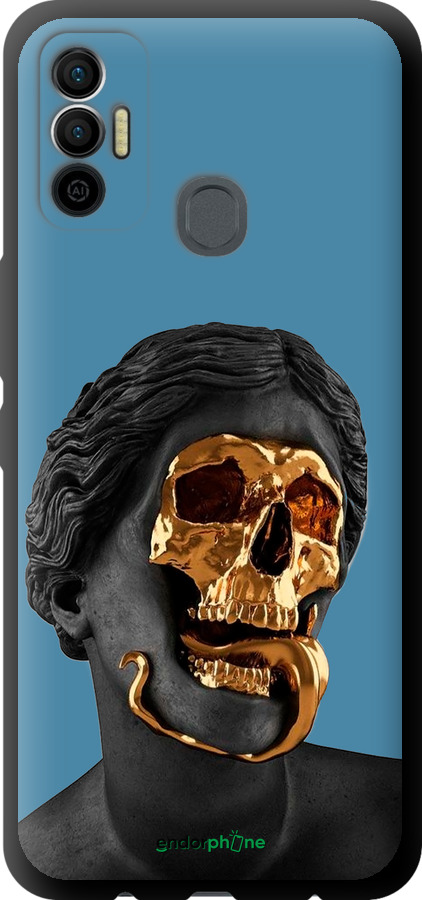 TPU чехол Sculptures для Tecno Spark 7 KF6n - 4845b-2421 изображение 