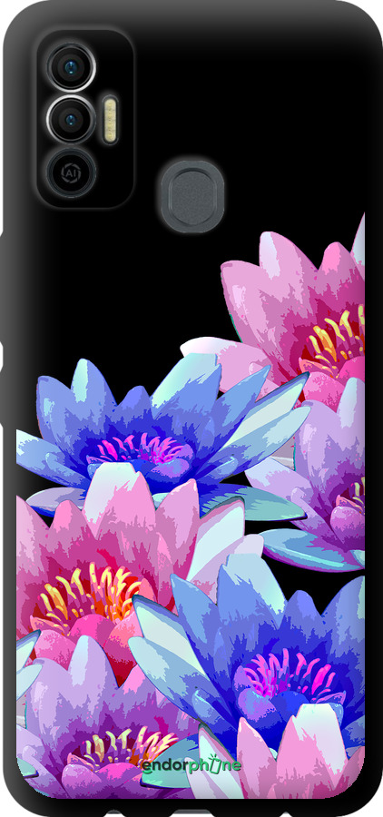 TPU чехол Лотос для Tecno Spark 7 KF6n - 4862b-2421 изображение 