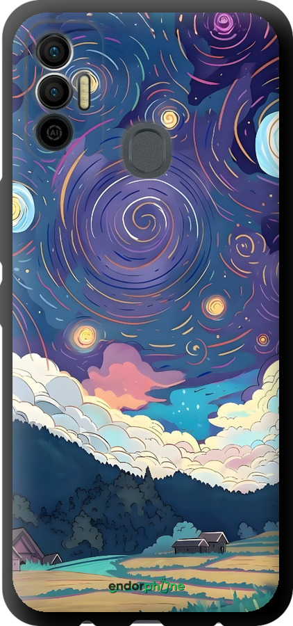 TPU чехол Креативний арт для Tecno Spark 7 KF6n - 6322b-2421 изображение 