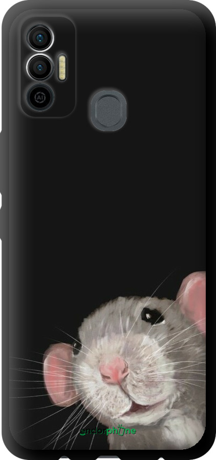 TPU чехол The Peeking Rat для Tecno Spark 7 KF6n - 6442b-2421 изображение 