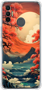 Силикон с усиленными углами чехол Природа японии для Tecno Spark 7 KF6n - 6327sp-2421 изображение 
