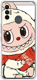 Силіконовий протиударний с посиленими кутами чехол № 6738 для Tecno Spark 7 KF6n - 6738sp-2421 изображение 