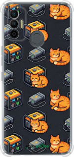 Силіконовий протиударний с посиленими кутами чехол Autonomous Zone для Tecno Spark 7 KF6n - 6771sp-2421 изображение 