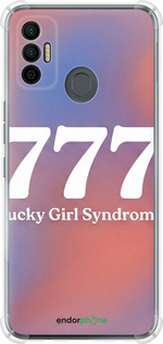 Силикон с усиленными углами чехол 'Aesthetic Aura Gradient 777 Lucky Energy' для Tecno Spark 7 KF6n изображение 5
