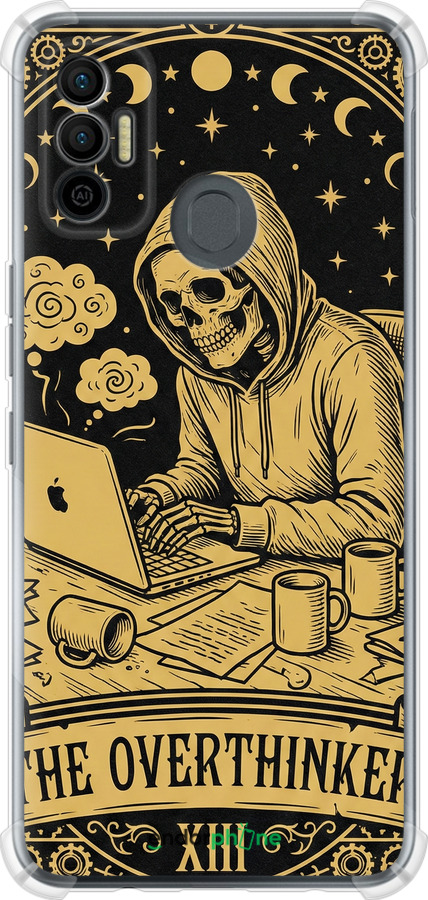 Силіконовий протиударний с посиленими кутами чехол The Overthinker для Tecno Spark 7 KF6n - 6774sp-2421 изображение 