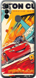 Силиконовый чехол Тачки для Tecno Spark 7 KF6n - 6288u-2421 изображение 