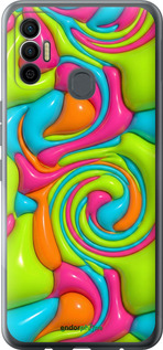 Силиконовый чехол Y2K Jelly Dream для Tecno Spark 7 KF6n - 6780u-2421 изображение 