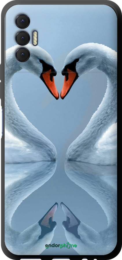 TPU чехол Лебеді для Tecno Spark 8p KG7n - 6007b-2526 изображение 