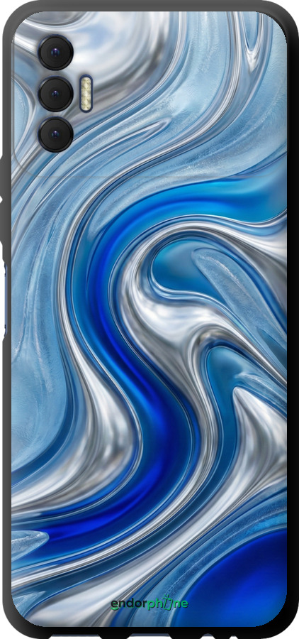 TPU чехол Liquid Chrome для Tecno Spark 8p KG7n - 6781b-2526 изображение 