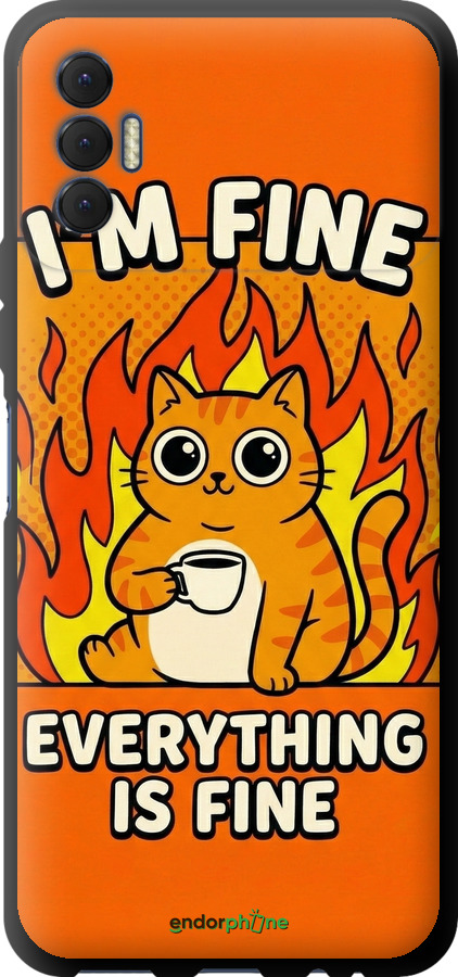 TPU чехол Funny Cat для Tecno Spark 8p KG7n - 6786b-2526 изображение 