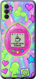 Силіконовий чохол 'Y2K Aesthetic Retro Pet: Годуй мене кавою' для Tecno Spark 8p KG7n зображення 3