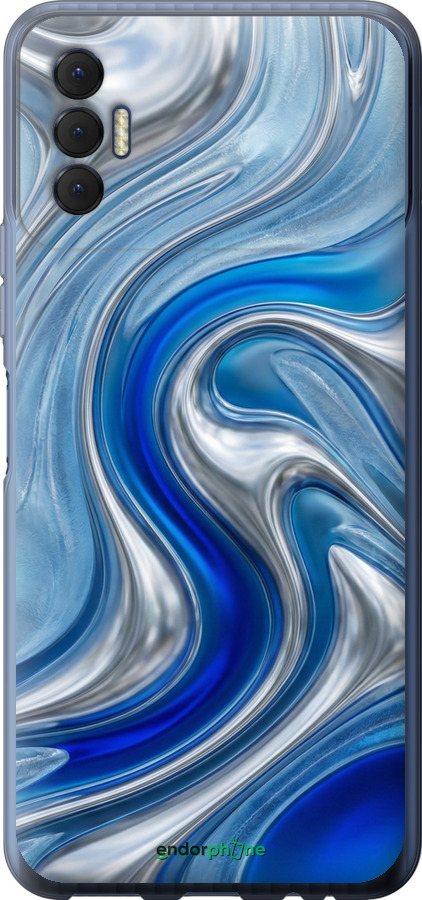 Силіконовий чехол Liquid Chrome для Tecno Spark 8p KG7n - 6781u-2526 изображение 