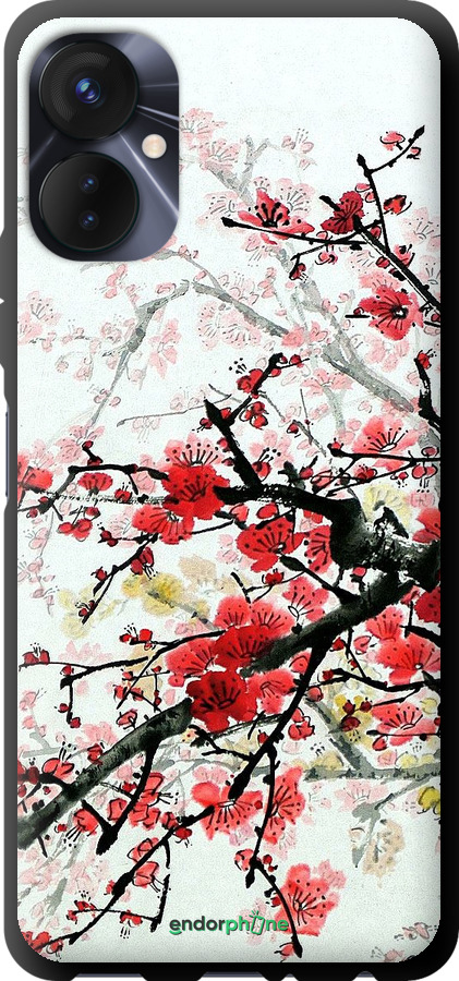TPU чехол Квітучий кущ для Tecno Spark 9 Pro - 831b-2832 изображение 