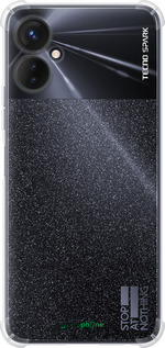 Силіконовий протиударний с посиленими кутами чохол 'Прозорий' для Tecno Spark 9 Pro зображення 8