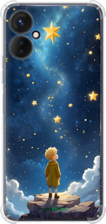 Силикон с усиленными углами чехол Маленький принц для Tecno Spark 9 Pro - 6326sp-2832 изображение 