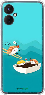 Силикон с усиленными углами чехол Суши для Tecno Spark 9 Pro - 6354sp-2832 изображение 