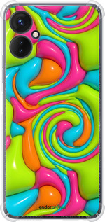 Силикон с усиленными углами чехол Y2K Jelly Dream для Tecno Spark 9 Pro - 6780sp-2832 изображение 