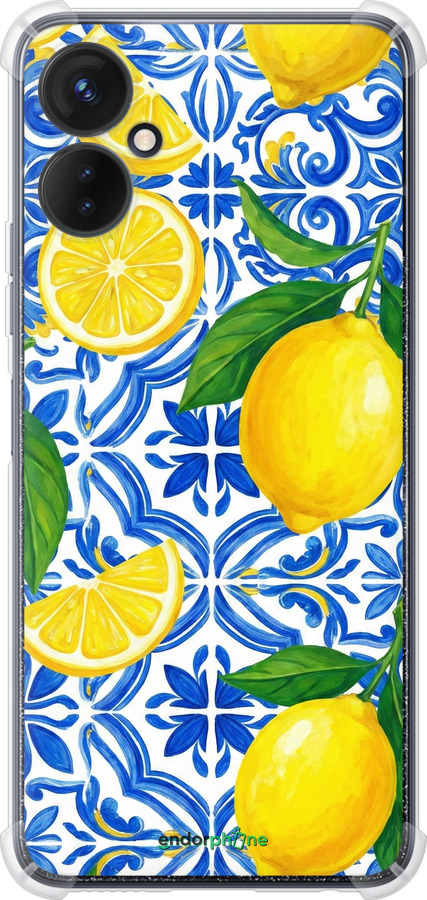 Силіконовий протиударний с посиленими кутами чехол Grocery Girl Italian Summer для Tecno Spark 9 Pro - 6766sp-2832 изображение 