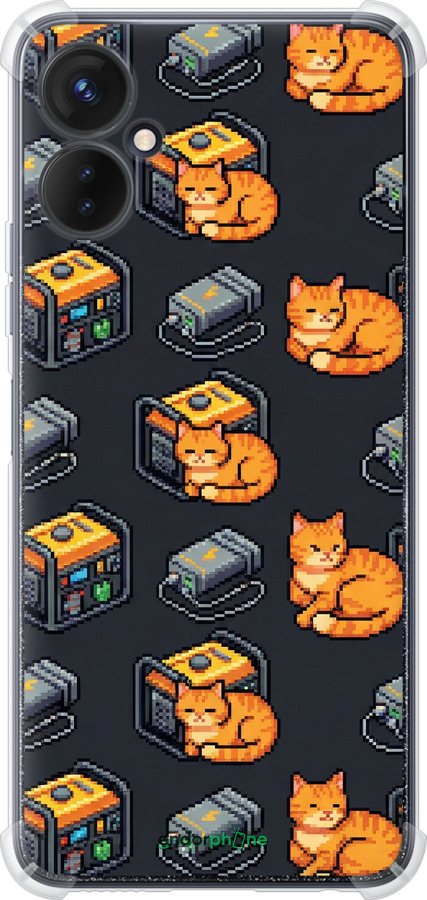 Силикон с усиленными углами чехол Autonomous Zone для Tecno Spark 9 Pro - 6771sp-2832 изображение 