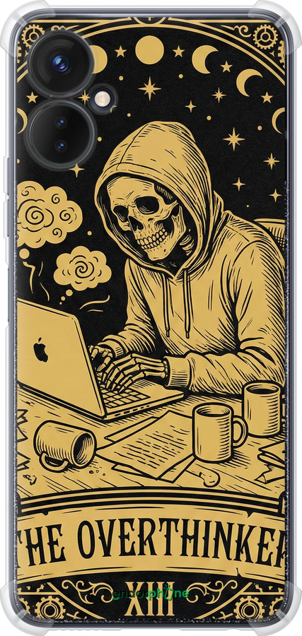 Силикон с усиленными углами чехол The Overthinker для Tecno Spark 9 Pro - 6774sp-2832 изображение 