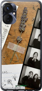 Силиконовый чехол Aesthetic Scrapbook Collage для Tecno Spark 9 Pro - 6773u-2832 изображение 