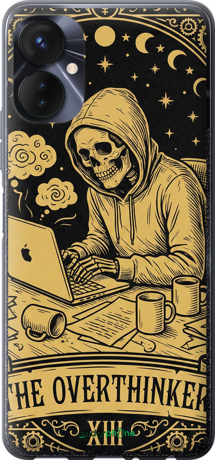 Силиконовый чехол The Overthinker для Tecno Spark 9 Pro - 6774u-2832 изображение 