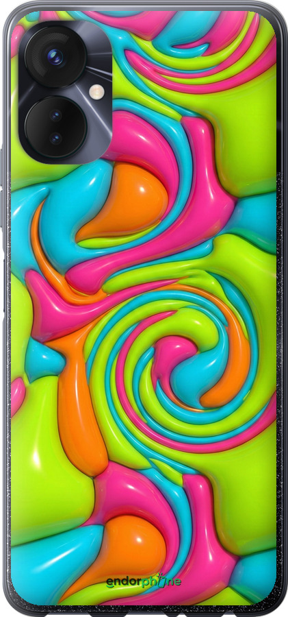 Силіконовий чехол Y2K Jelly Dream для Tecno Spark 9 Pro - 6780u-2832 изображение 